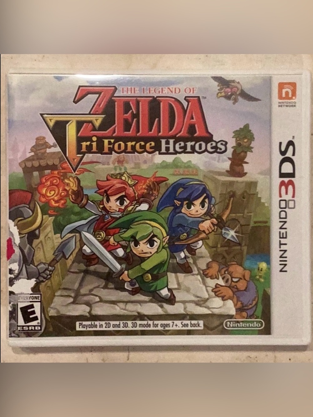 Legend Of Zelda Tri Force Heroes Nintendo 3DS Game CIB Tested